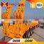 heavy duty 40ft 3 axle low bed trailer in guangzhou