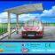 low cost good transparency prefabricated PVC car shed/canopy/carport