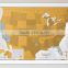 Scratch USA Scratch off places you travel America (US) Detailed cartography including US States