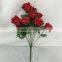 Artificial Red Rose Flower for Home Decor