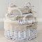 white wicker Basket Product Type Baby Shower Gifts used Small Wicker shower basket