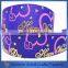 Wholesale high quality girls printed grosgrain ribbon for hair tie