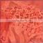 Orange water soluble lace embroidery fabric,fashion embroidered tulle lace