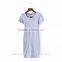 2016 Spring Fashion Design Womens T-Shirt Cotton Spandex Slim Fit Longline T Shirt Blank Short Sleeve Sexy T Shirt Dress