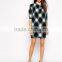 2014 Wholesale Oversized Dress in Geometric Wool