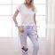 sleeve women's long sleeve short front long back t shirt