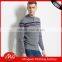 2017 Mans Custom Cashmere Pullover Zipper Open Jacquard Sweater With Low Price