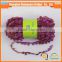 China fancy knitting yarn factory supply 100% polyester loop yarn for knitting scarf with oeko tex standard quality
