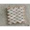 Wooden White&athens Grey Basketweave Mosaics