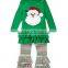 Christmas Santa Claus embroidery girls custom boutique outfits