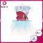 Wholesale birthday girl tutu dress set pink fashion tutu skirt + lace garland for baby girls