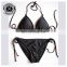 New design cheaper spandex polyester swimwear woman bikini