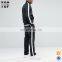China product black 100% polyester zip fastening new design track suit men