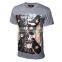 China Factroy Slim Fit Short Sleeve Mens Custom T Shirt With 3D Printing
