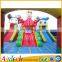 cheap high quality inflatable cartoon city for kids