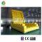 2017 high quality yellow inflatable climbing wall for sale