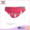 Wine red comfortable nylon quick dry women low waist underwear