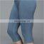 Yihao new design breathable women's cotton sports running pants wholesale yoga legging