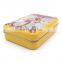 colored tin, Playing cards custom design tin box with hinged lid and