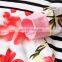 High Quality Baby Girl Cotton Sets Stripe Floral Top And Trousers Autumn Winter Hoodie Kids Girl Outfits