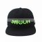 Classic Neon Embroidery Logo 6 Panel Snapback Cap by Aungcrown