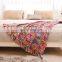 China Cheap Price Tropical Style Multi-Color Rainbow Throw Blanket 63" X 49"