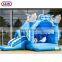 dolphin inflatable jumper moonwalk combo slide bouncer bouncing castle