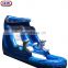 Cool color Double dolphin inflatable multil Wet slide popular for sale