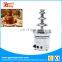 small chocolate enrobing machine 4 layer chocolate fountain and hot chocolate machines with CE