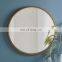 Salon Aluminium Alloy Round Gold  Frame Decorative Mirror
