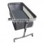 manufacturer factory customized fabric linen swing foldable bed indoor outdoor portable