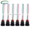 Carest 6Pcs 15cm Fuel Injector Connector Plug w/Pigtail for Nissan 300ZX 1984 and UP Turbo Pigtail Harness