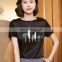Women Fashion Loose Short Sleeve Summer Print Mulberry Silk Cotton T Shirts