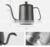 New Design Portable Stainless Steel Modern Glass Moka Drip Turkish Coffee Maker Pot