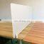 Frosted acrylic Privacy Screen metal Clamp Office partition panel desk mount Acrylic Desk Divider