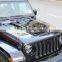 4x4 Hood decoration board for Jeep Wrangler JL offorad auto parts hood bonnet parts accessories