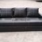 Modern Black PU Leather Sofa Bed Home Furniture