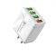 Amazon Hot Selling  Multi Ports Usb Wall Charger Portable Usb Phone Charger Wall & Travel Charger