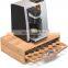Bamboo Coffee Pod Storage Holder Organizer With Drawer For Keurig K-cup Pods