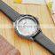 SINOBI Elegant Fashion Lady Watch Dazzling Diamond Cutting Glass Simple Dial Leather Band Quartz Movement S9763L