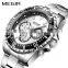 MEGIR 2064 Luxury Business Quartz Watch Mens Stainless Steel Chronograph Military Watches Men Wrist Relogio Masculino Wristwatch