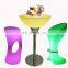 ktv nightclub party events led furniture led bar tables outdoor round party cocktail night club furniture led bar tables