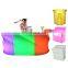plastic light up led cocktail table led illuminated bar counter outdoor event party club led furniture beach bar mobile