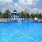 Outdoor above ground PVC wall steel frame swimming pool