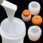 Platinum curing Low Viscosity Silicone Rubber AB liquid 1:1 ratio translucence