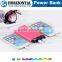 Manufactory portable high capacity dual usb power bank 12000mah with ce rohs