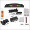 Hot selling Led display parking sensor with three color Leds Bibi sound alarm Buzzer Parking aid