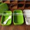 CCLB-PP 90012 hot popular plastic double layer school children bento box with lock with spoon and fork (accept OEM)