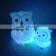 2015 New Design Roto Casting Vynil Owl Anime Figure Led Light Toys