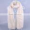 Wholesale Women Fashion Solid Color Cotton Pearl Scarf With Jewelry